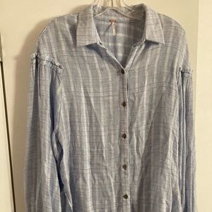 Free People airy button down shirt